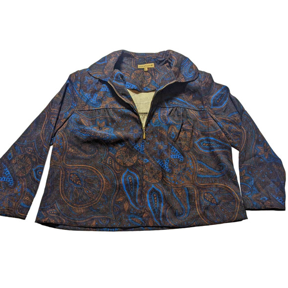 Vintage Jackets & Blazers - Paisley Cropped Jacket
